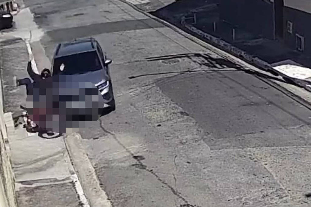 Motorista atropela ladrão de moto e é baleado em São Paulo