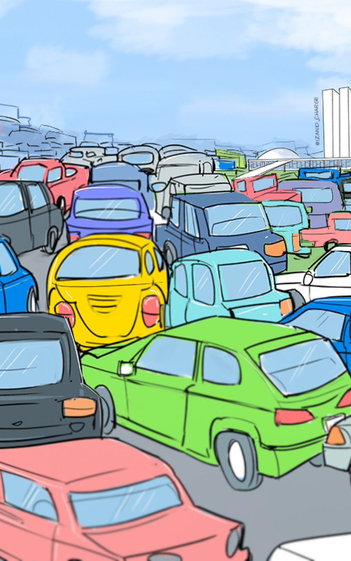 Trânsito Saturado: Brasília Luta Contra a Explosão da Frota de Veículos