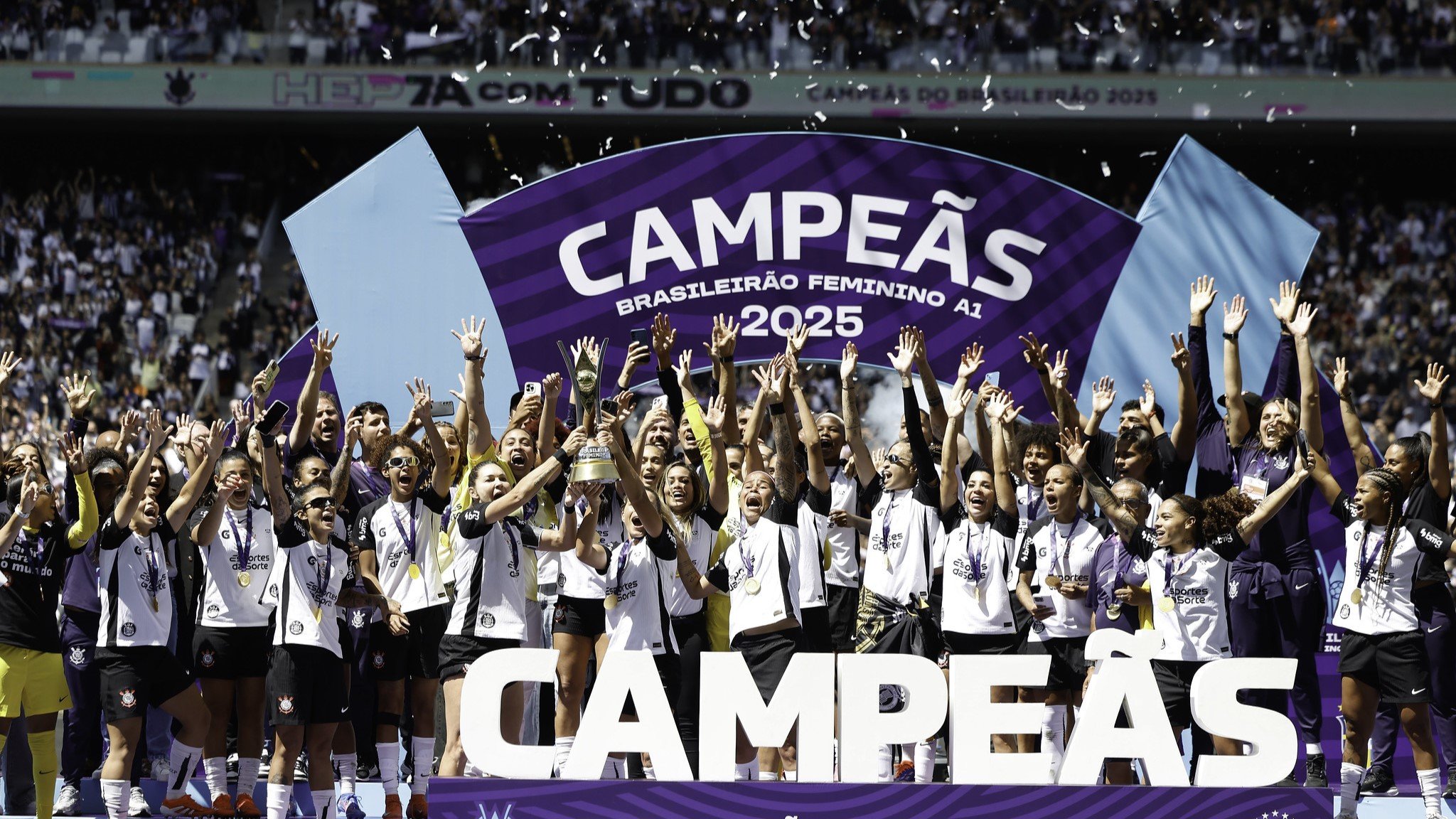 Reinado Alvinegro: Corinthians Conquista o Heptacampeonato Brasileiro Feminino em Final Histórica