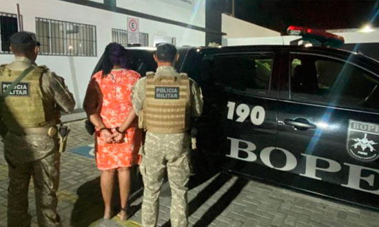 BOPE Prende Mulher Acusada de Matar o Marido na Barra dos Coqueiros