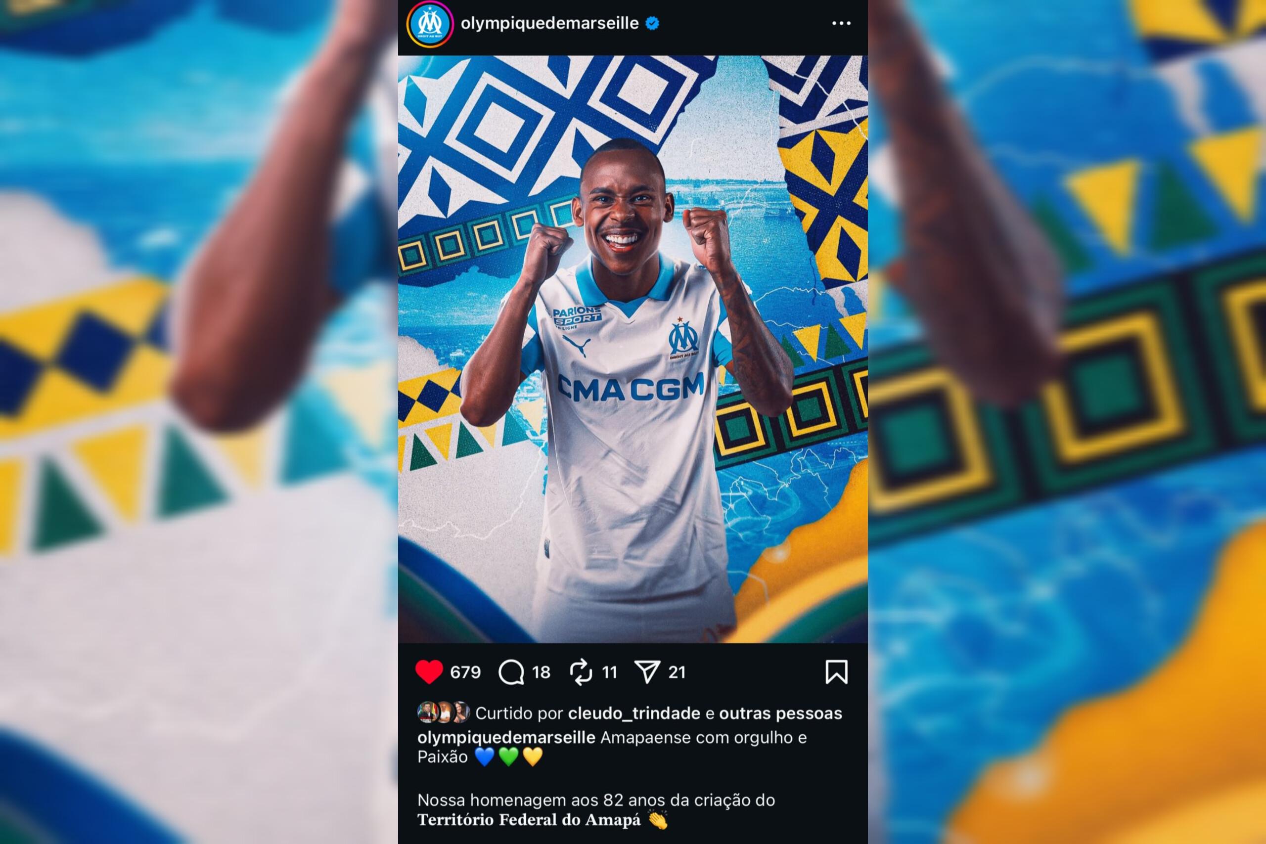 Olympique de Marseille Celebra Aniversário do Amapá com Destaque para Estreia de Igor Paixão