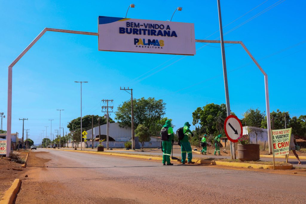Buritirana Ganha Programa Contínuo de Limpeza Urbana Inédito em Palmas