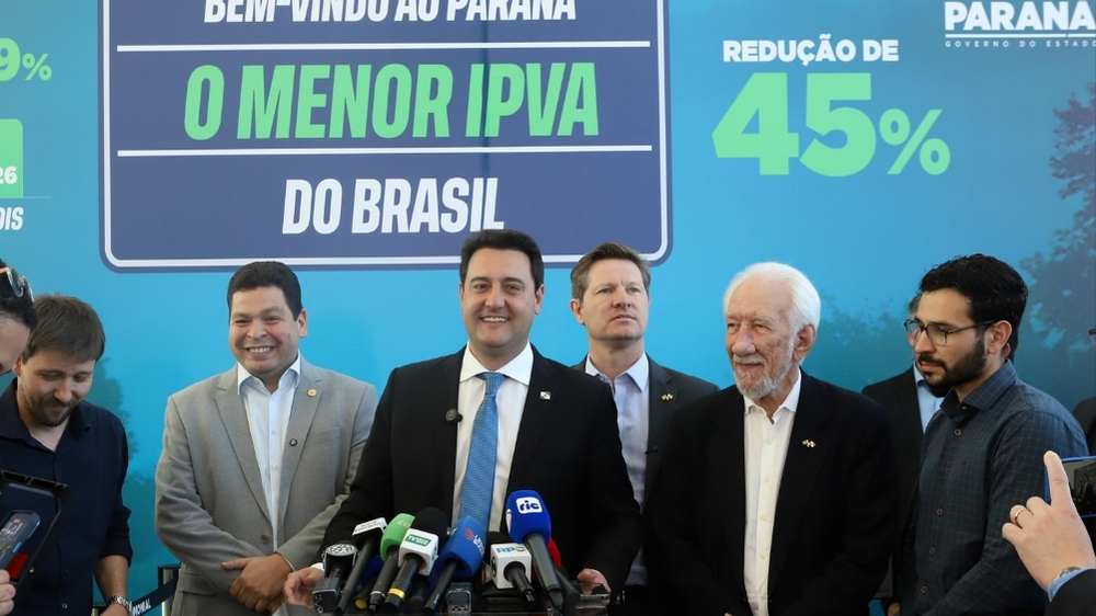 Ratinho Jr. sanciona nova lei e Paraná tem o menor IPVA do Brasil
