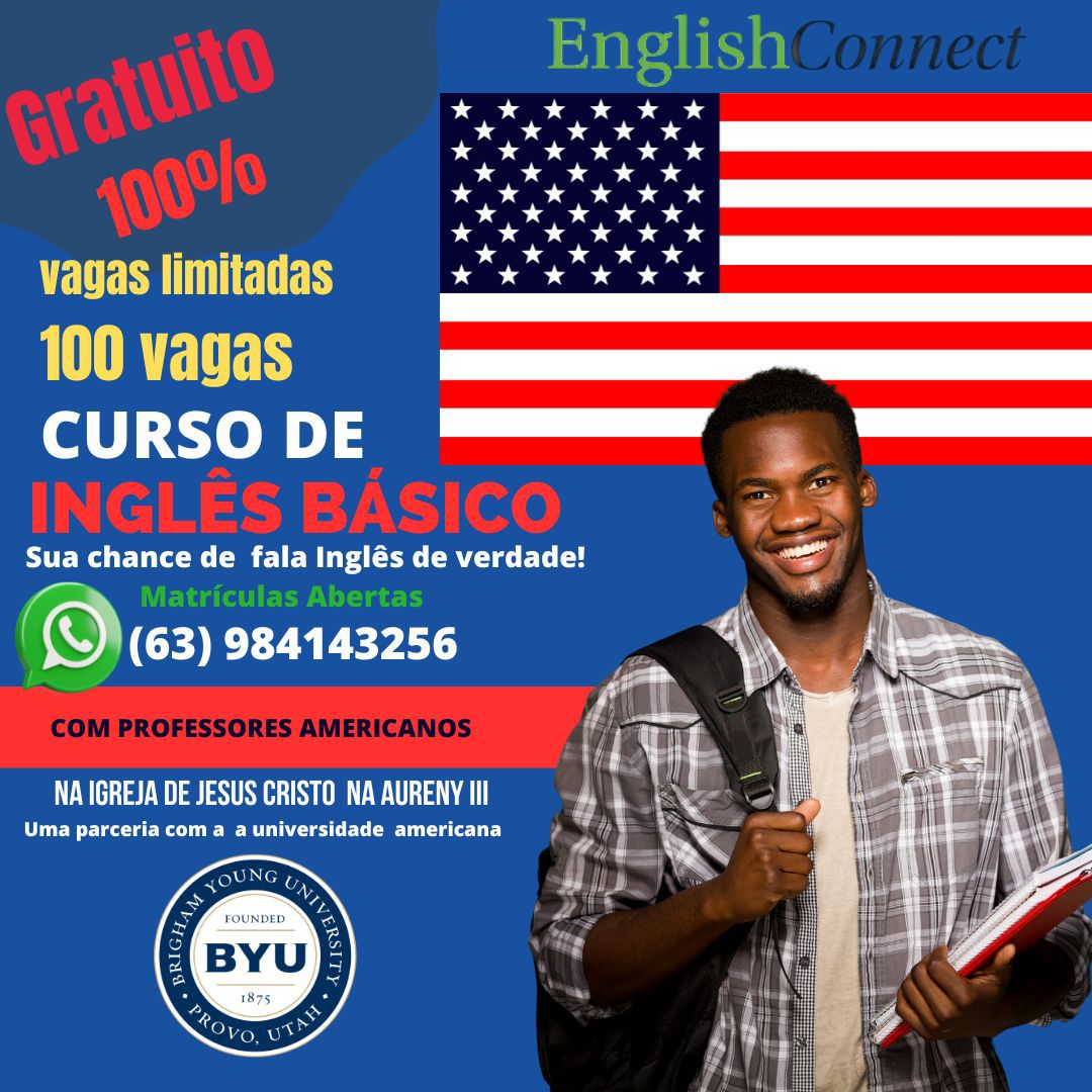 Igreja em Palmas Oferece Curso Gratuito de Inglês com Professores Norte-Americanos