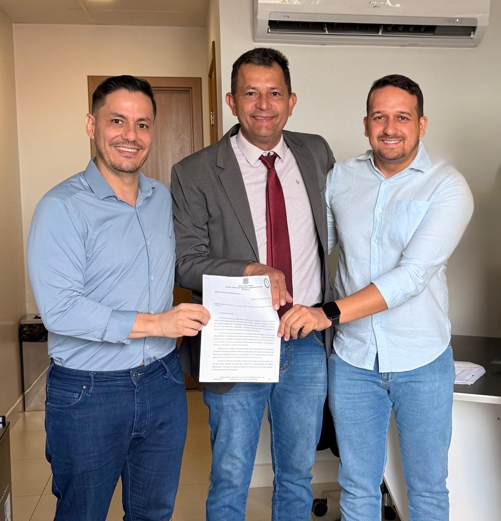 Vereador Zé Branquim Abre Gabinete para CREA-TO e Discute Fortalecimento da Engenharia e Agronomia