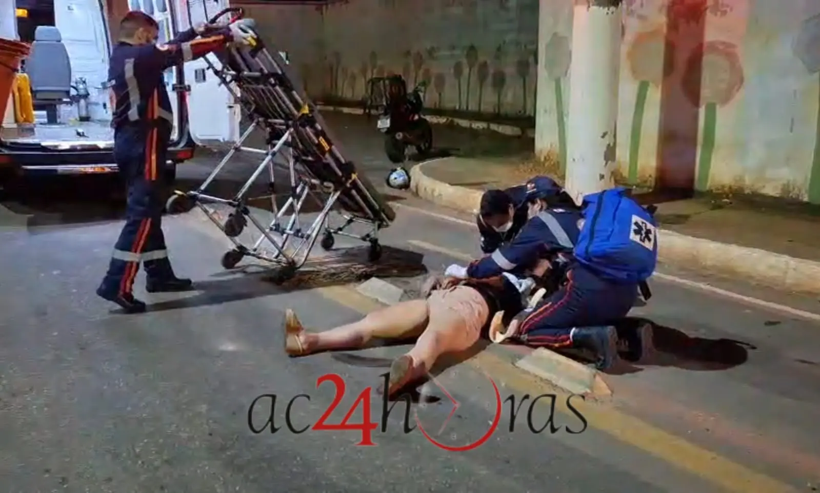 Casal Sofre Acidente de Moto na Estrada da Floresta em Rio Branco