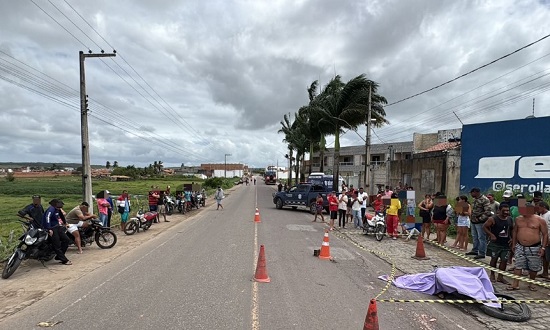 Tragédia na SE-361: Ciclista perde a vida em colisão com caminhão em Simão Dias