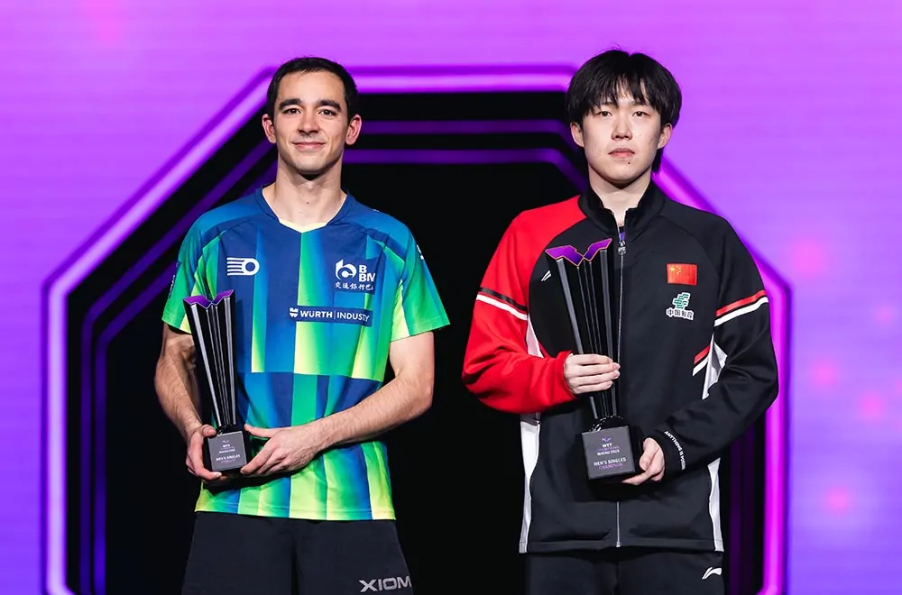 Calderano Brilha em Macau, Mas Para em Chuqin e Garante Top 3 Mundial