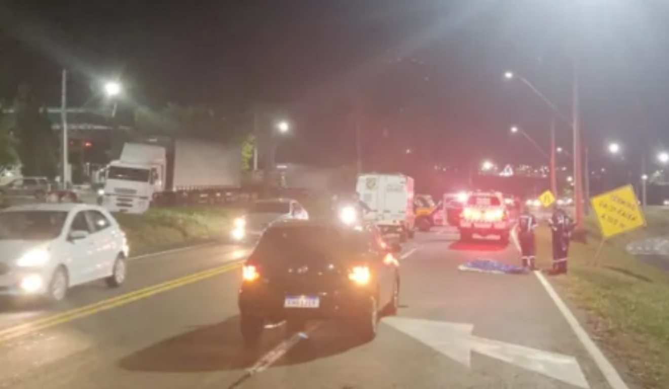 Tragédia na PR-160: idoso morre atropelado em Telêmaco Borba