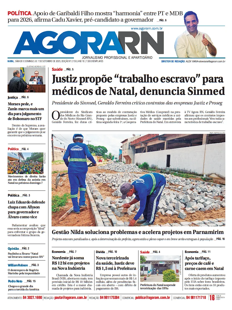 Agora RN Disponibiliza Edição Impressa Digitalmente: Acesse e Fique por Dentro das Notícias do RN