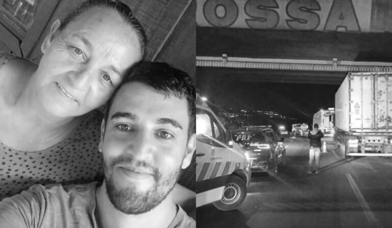 Tragédia em Ponta Grossa: mãe e filho atropelados na BR-376