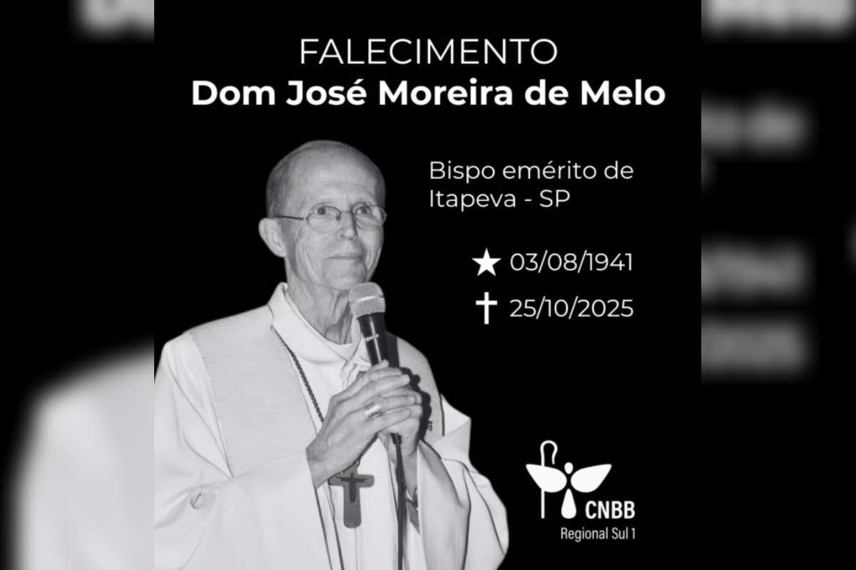 Falece aos 84 anos Dom José Moreira de Melo, bispo emérito da diocese de Itapeva