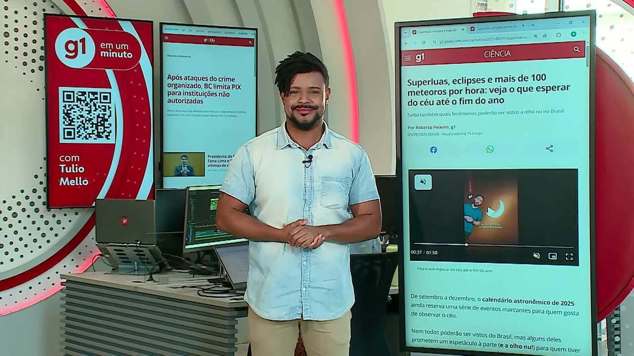 Chuva de meteoros será visível no Brasil nesta terça-feira