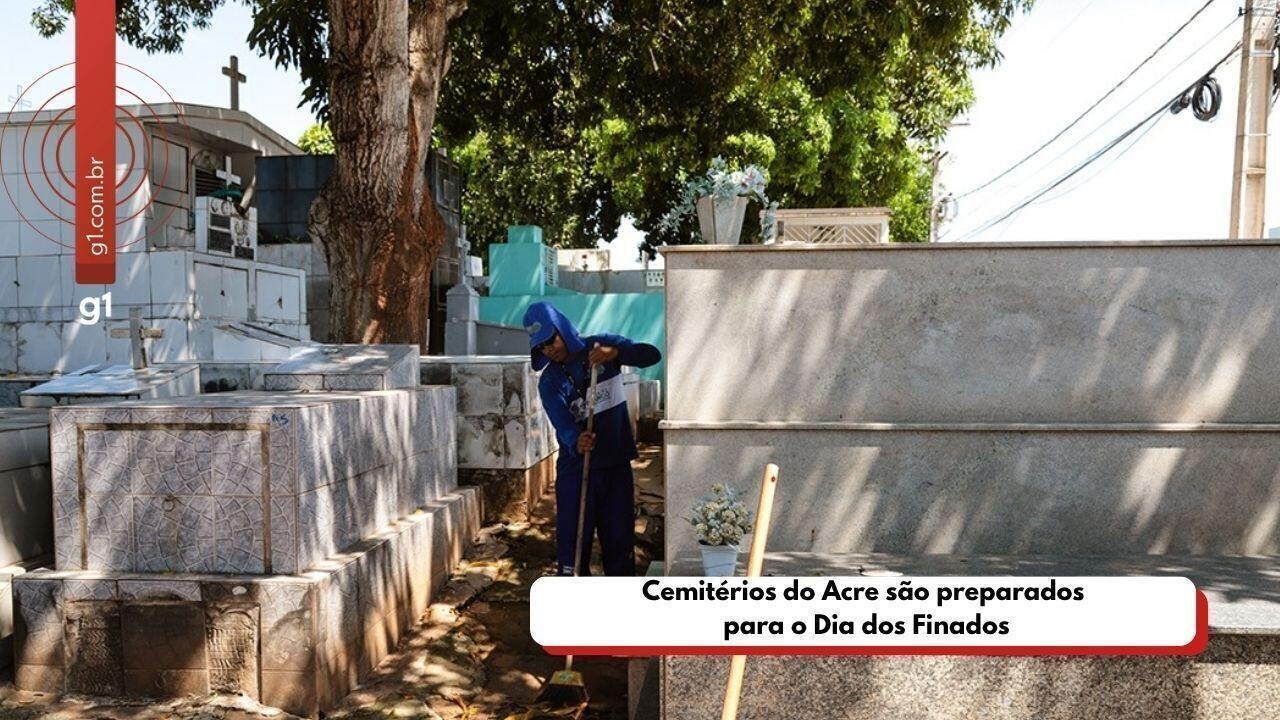 Preparativos para o Dia dos Finados nos cemitérios do Acre