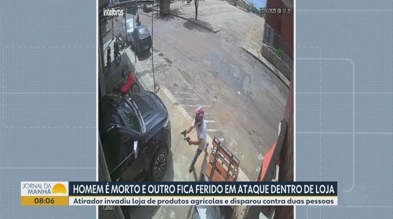Homem é morto a tiros em ataque dentro de loja de produtos agrícolas na Bahia