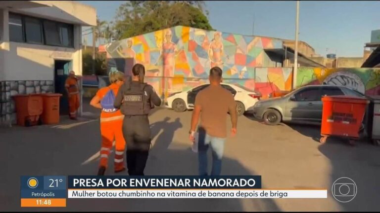 Mulher é presa por envenenar marido com vitamina