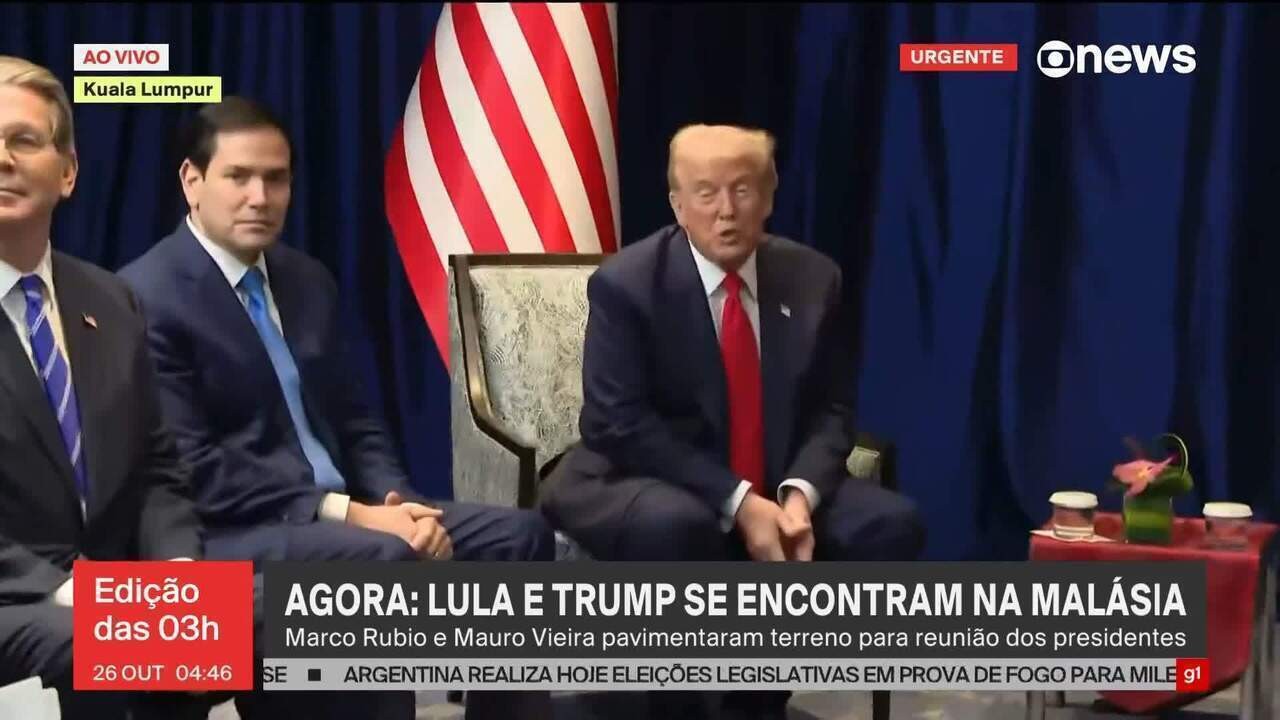 Lula e Trump: Casa Branca divulga foto do encontro
