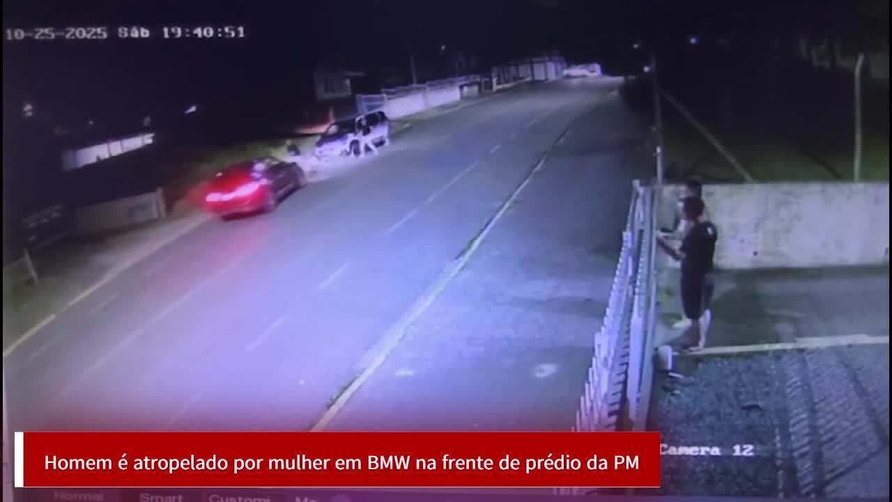 Mulher que atropelou homem com BMW em SC tem prisão preventiva decretada