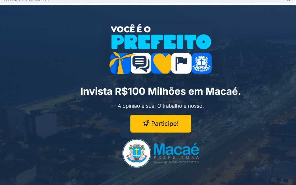 Macaé Decide o Futuro: Votação Popular Define Destino de R$ 100 Milhões em Investimentos