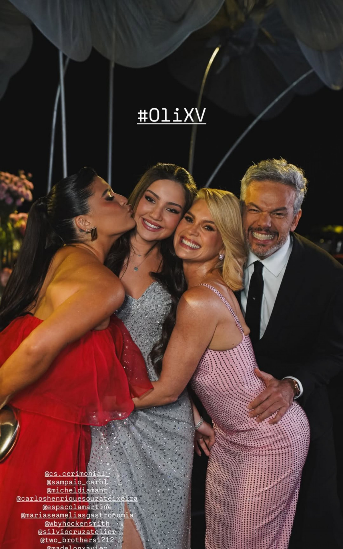 Festa de Debutante Luxuosa: Flávia Alessandra e Otaviano Costa celebram os 15 anos da filha Olívia