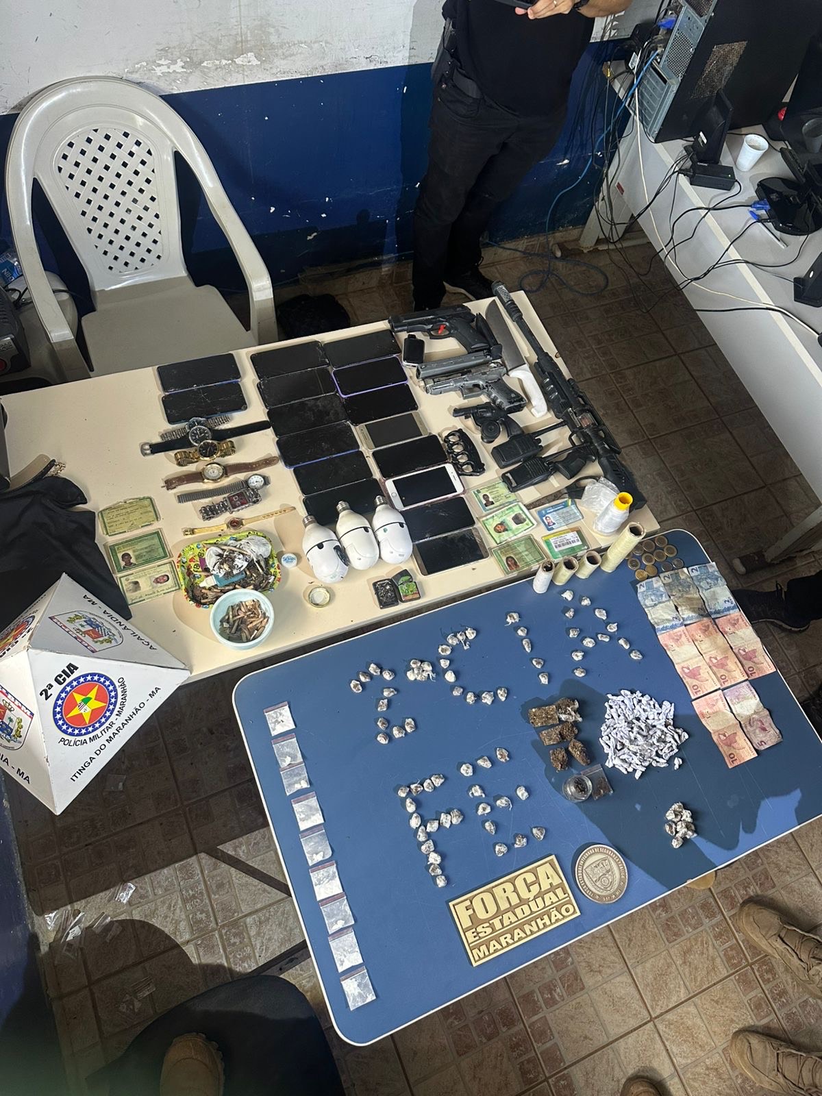 Itinga Sitiada: Ação Conjunta da Polícia Desmantela Esquema de Tráfico e Apreende Arsenal