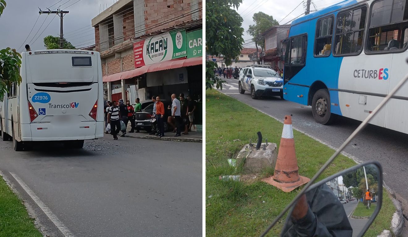Terror na Serra: Ônibus do Transcol é Alvo de Ataque Violento por Grupo Encapuzado