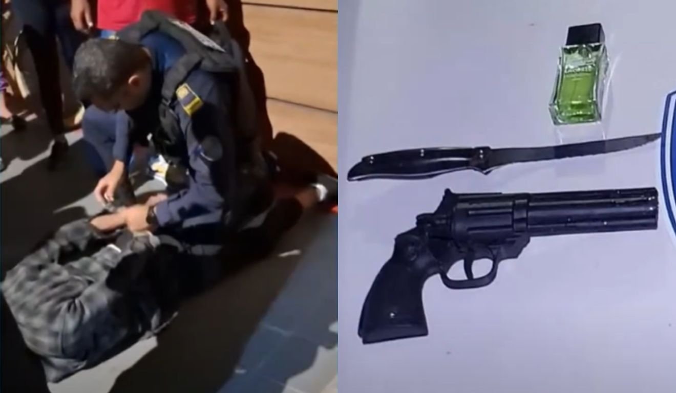 Assaltante de Sorveteria é Imobilizado e Agredido por Populares em Vila Velha