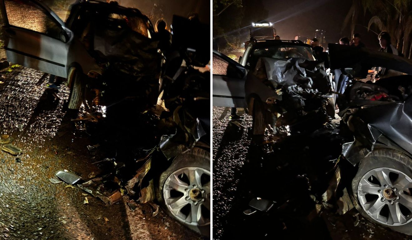 Tragédia na BR-262: Colisão entre caminhonetes deixa um morto e três feridos no Sul do ES