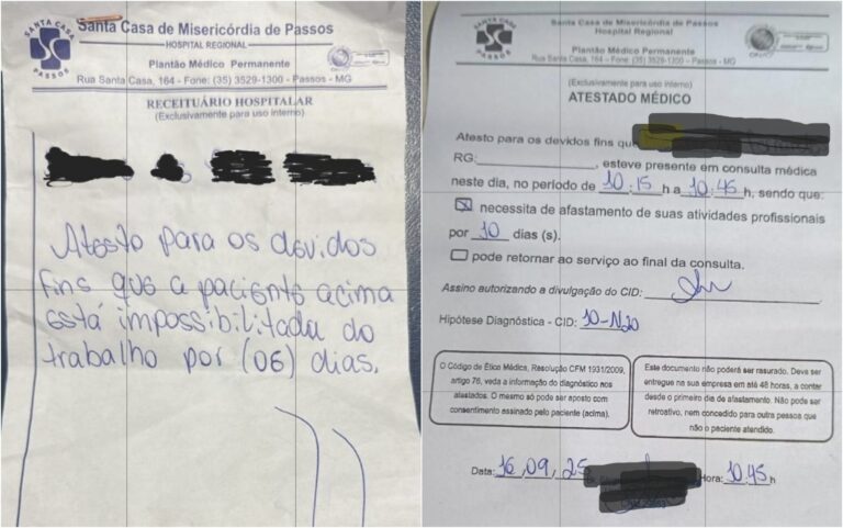 Polícia Civil investiga esquema de atestados médicos falsos em Passos, MG