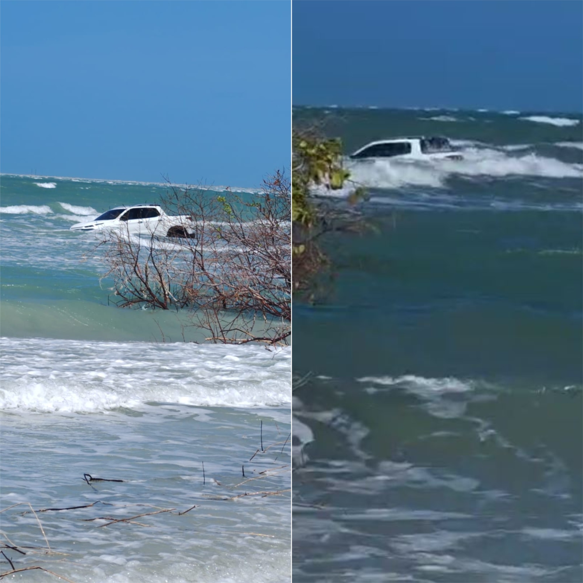 Chineses ficam ilhados por mais de 6 horas em trilha no litoral do RN
