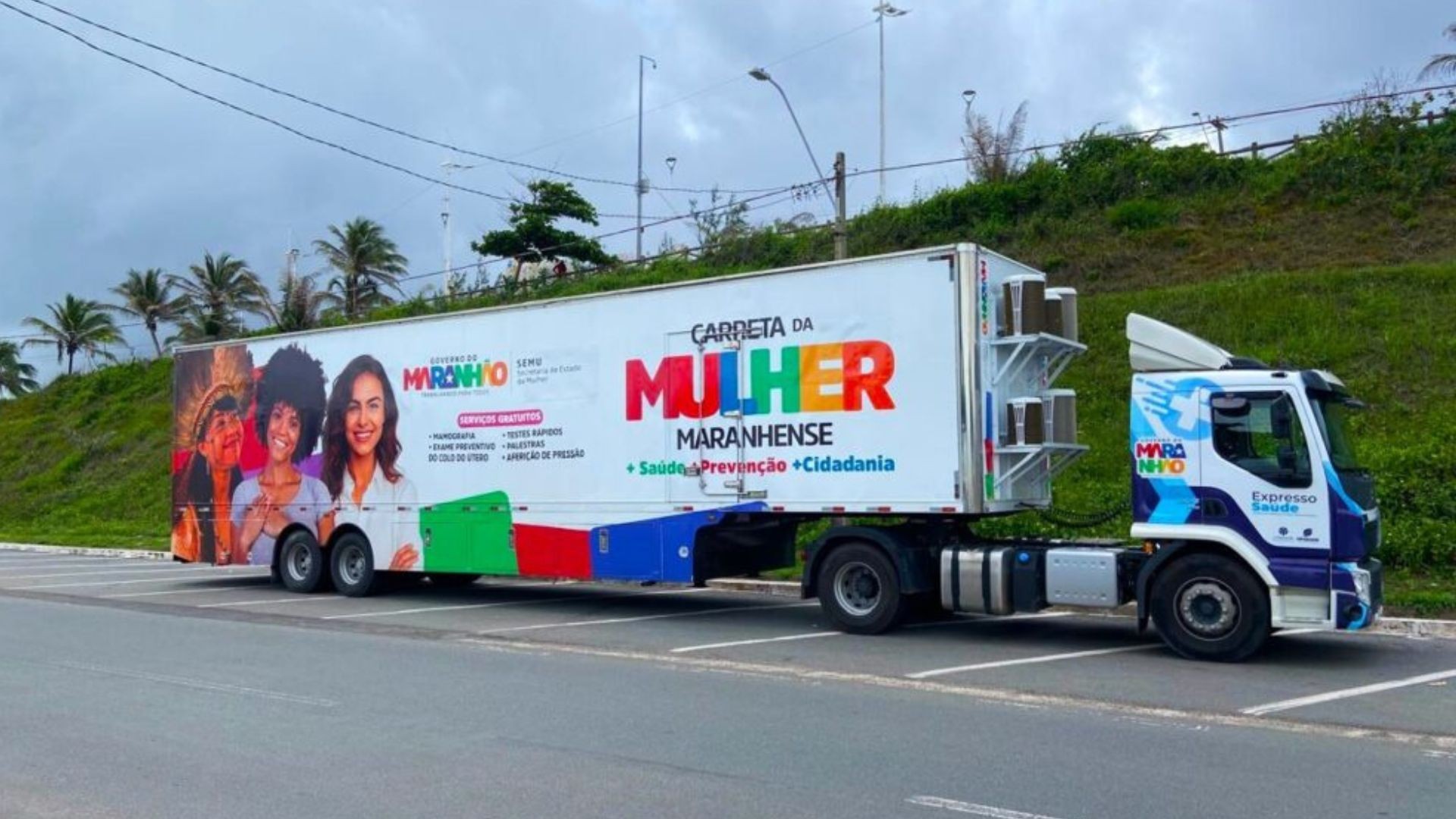 Carreta da Mulher oferece serviços gratuitos em São Luís sábado (18)