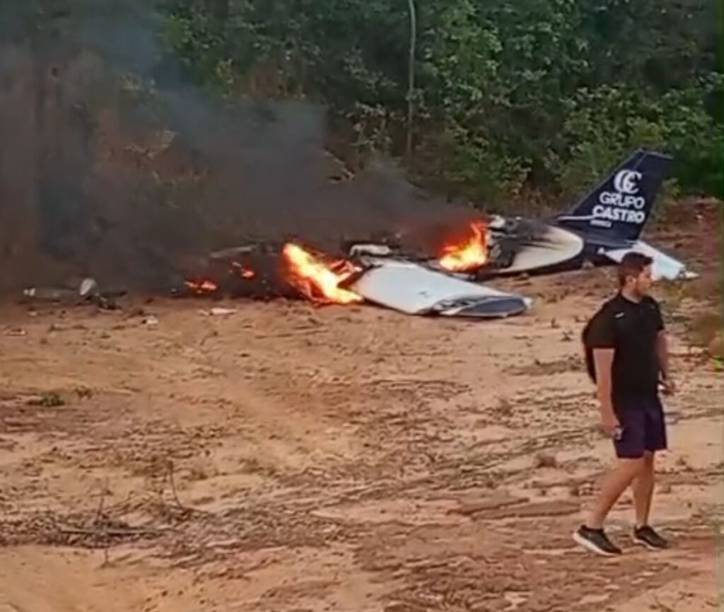 Aeronave de Vereador Cai e Pega Fogo em Paço do Lumiar, Maranhão; Ocupantes Sobrevivem