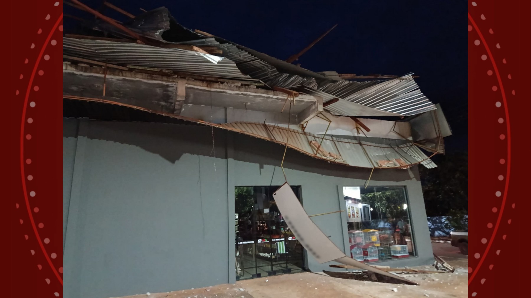 Paraná registra ventos de até 103,7 km/h em meio a alerta de tempestades