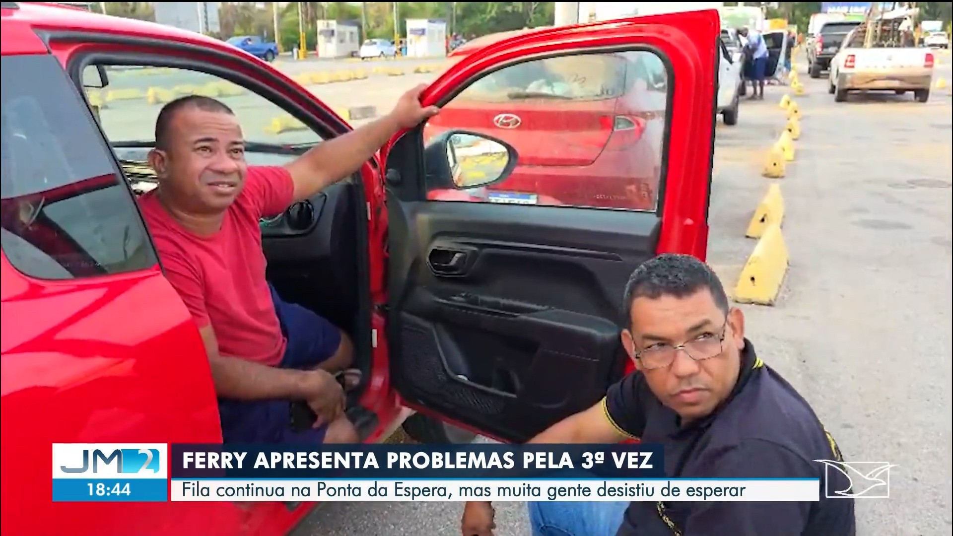 Ferryboat Cidade de Araioses interrompe viagens por falhas nesta quinta-feira