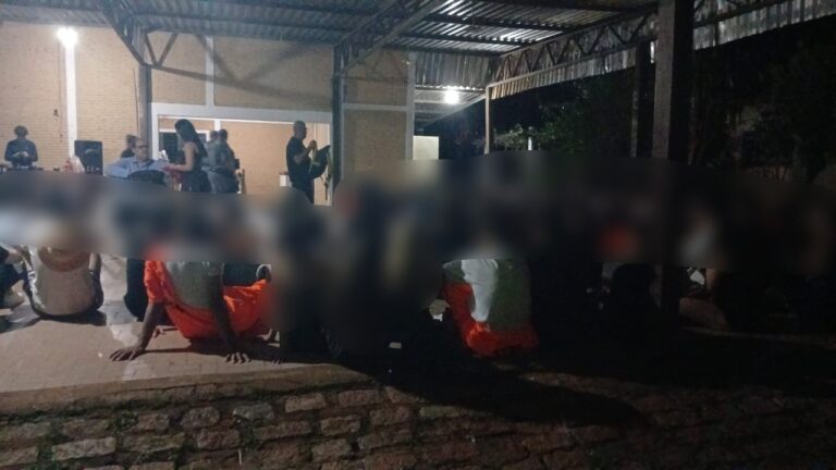 Polícia interrompe festa clandestina e detém 53 menores