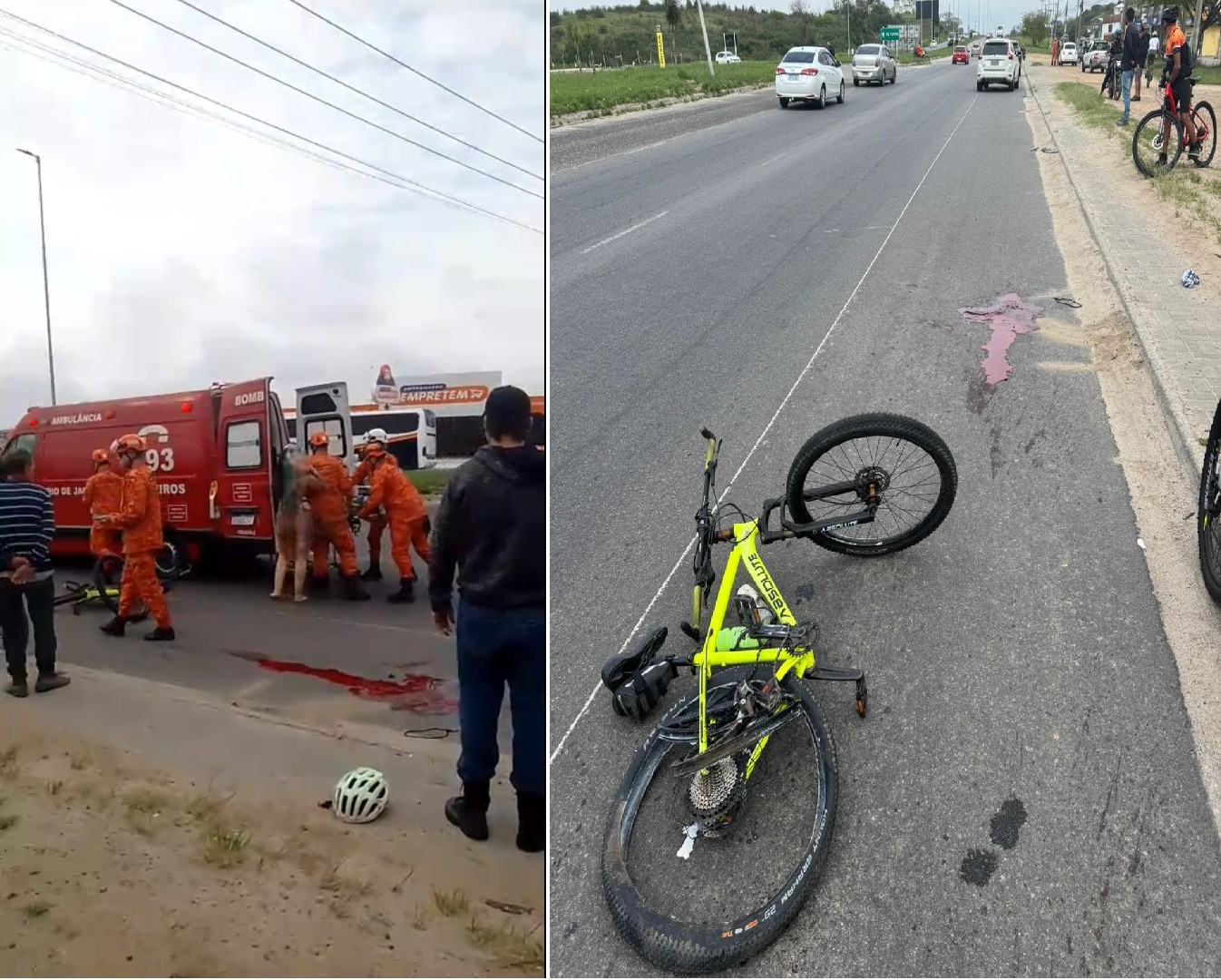 Motorista presa por atropelar ciclista na RJ-140; sepultamento ocorreu no domingo