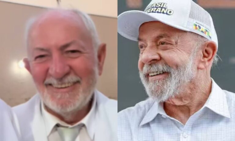 Religioso 'parecido com Lula' viraliza em vídeo gravado por padre no Paraná