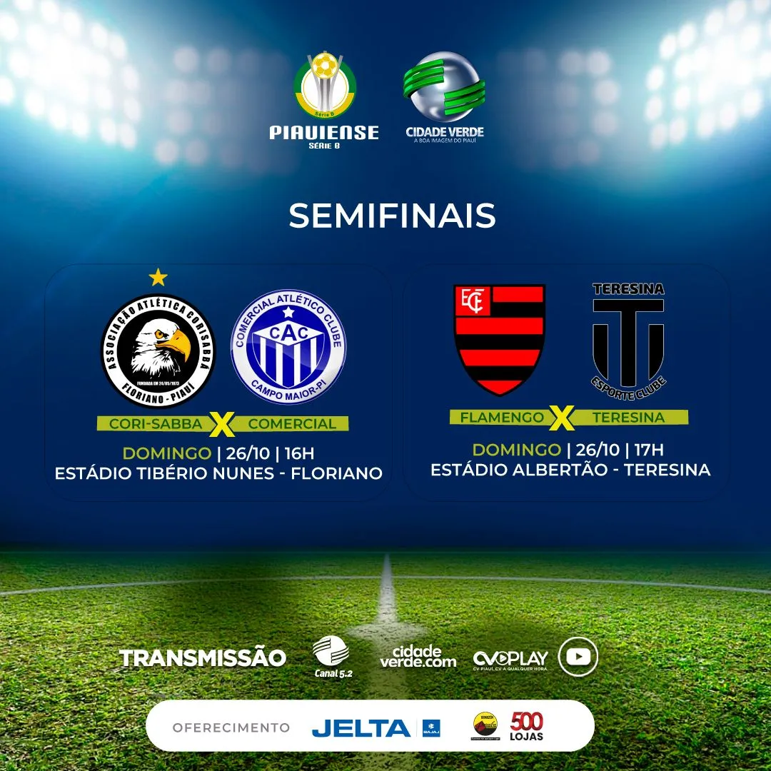 Acesso à Elite em Jogo: TV Cidade Verde Transmite Semifinais Decisivas do Piauiense Série B