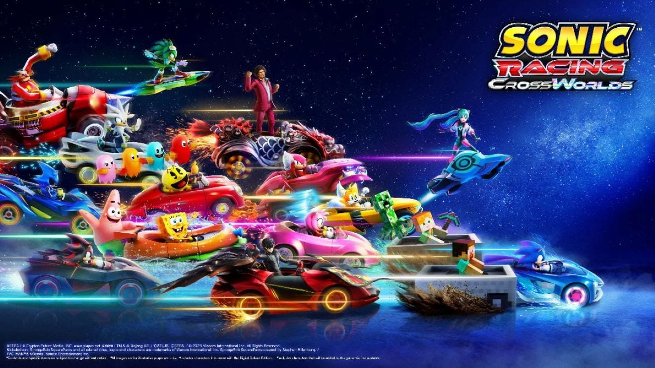 SEGA Leva Velocidade e Mistério ao Switch 2 na BGS 2025 com Sonic Racing e Persona 3 Reload