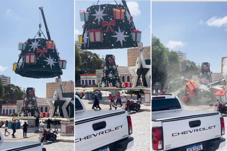 Tragédia em Manaus: trabalhador morre ao montar árvore de Natal