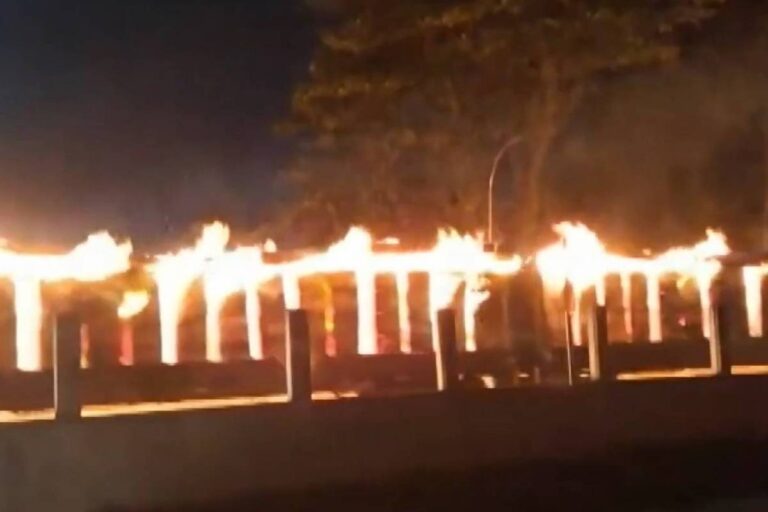 Incêndio atinge trem carregado de celulose em Cubatão, SP