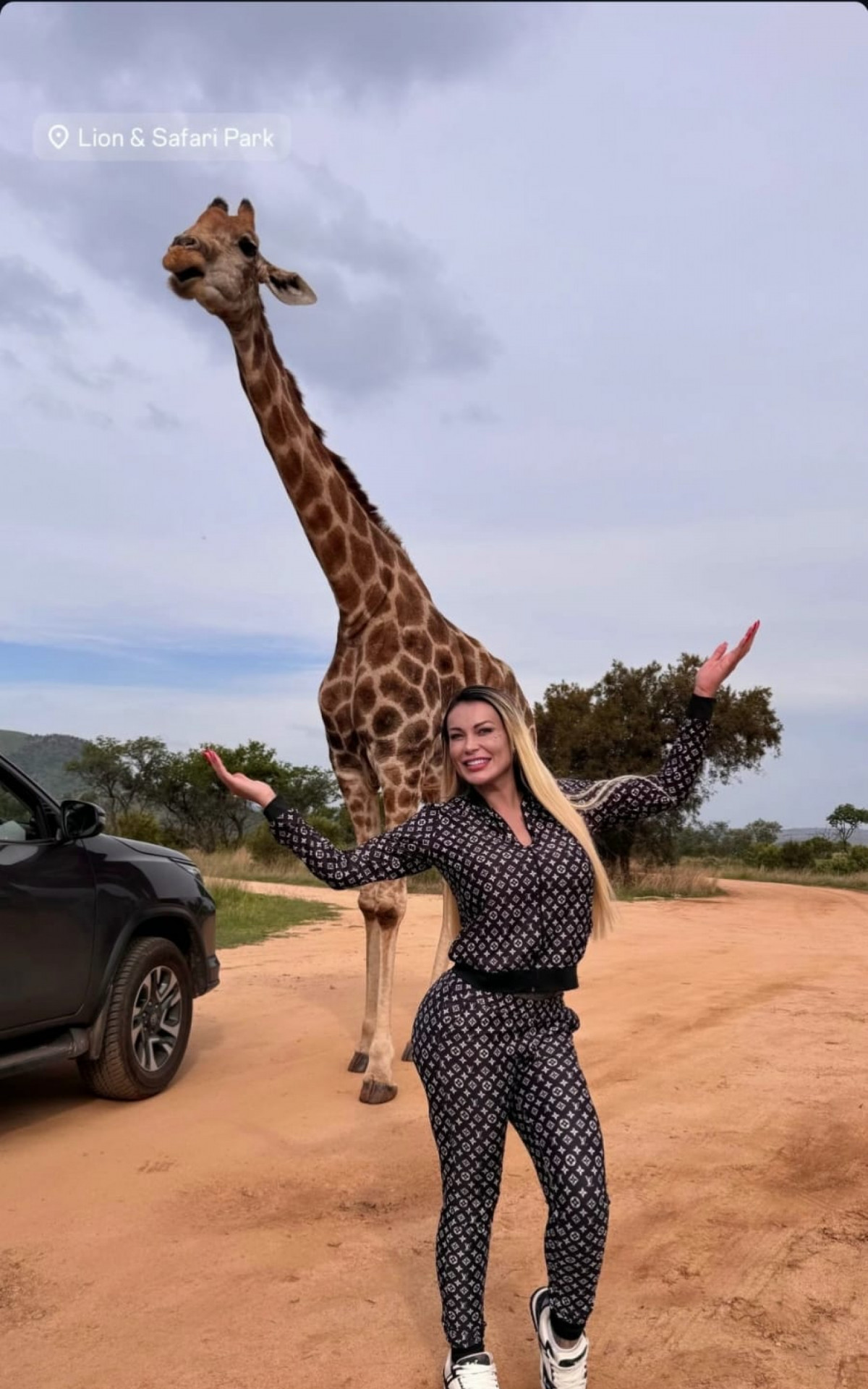 Andressa Urach transforma sonho em realidade com safári inesquecível na África do Sul
