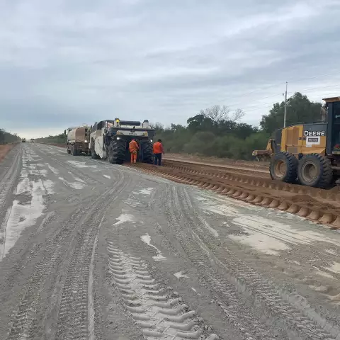 Seca Impulsiona Avanço na Rota Bioceânica: Pavimentação Acelera no Chaco Paraguaio