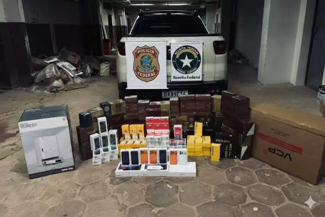 PF Intensifica Combate ao Contrabando: Duas Apreensões de Celulares Ilegais Sacodem MS