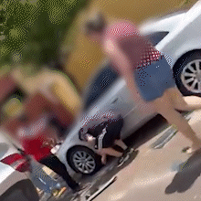 Distração ao volante causa acidente grave no centro de Campo Grande; bebê é levado ao hospital