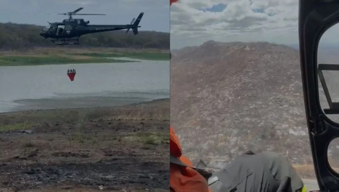 Incêndio Persiste na Estação Ecológica de Serra Negra do Norte; Bombeiros Lutam Contra as Chamas Há Mais de 18 Horas