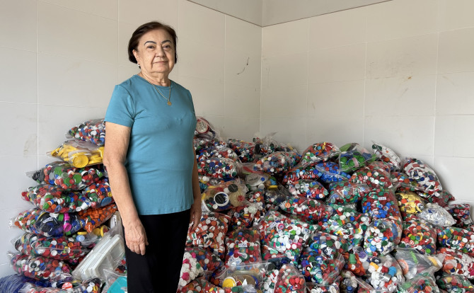 Solidariedade e Sustentabilidade: Servidores do Naturatins Doam Montanha de Tampinhas para Ajudar Pacientes com Câncer