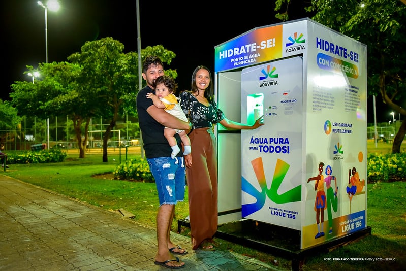 Boa Vista Ganha Reforço na Hidratação: Cabine Inovadora é Instalada na Praça do Cidade Satélite