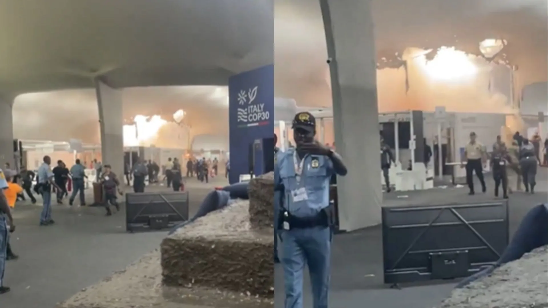 Incêndio Atinja Pavilhão na COP30, Levando à Evacuação da Área