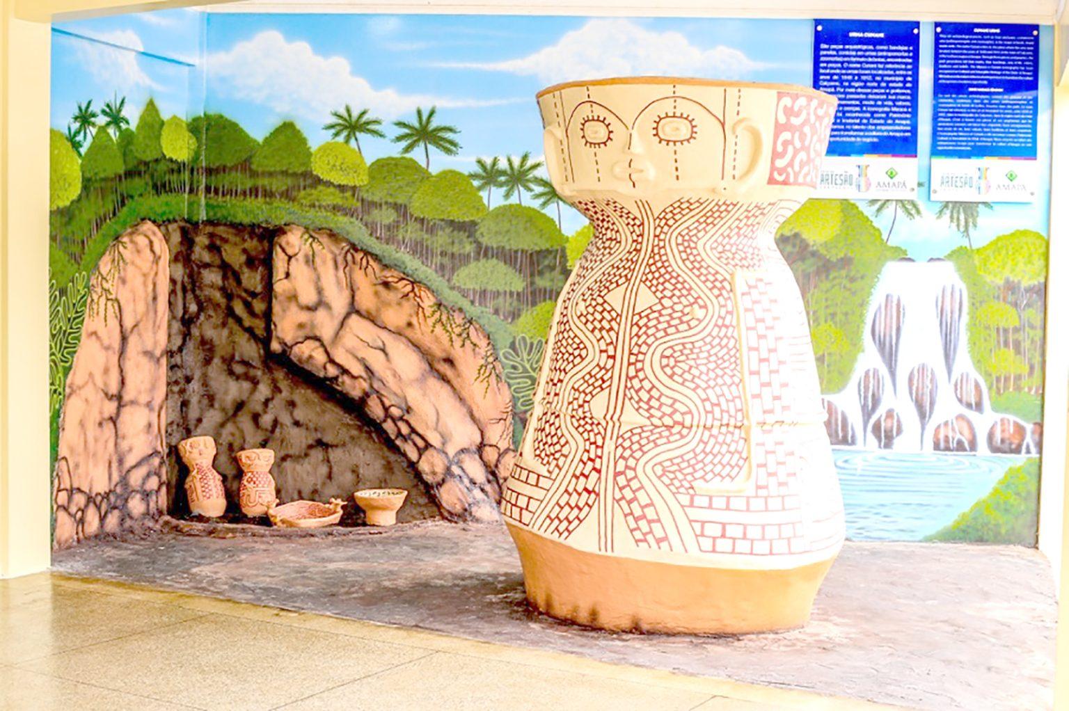 Complexo Turístico da Beira Rio Exalta a Cultura Amapaense com Urnas Maracá e Cunani